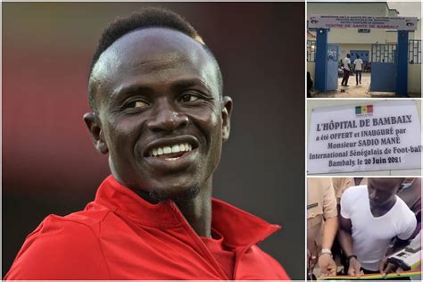 sadio mane charity|sadio mane prison.